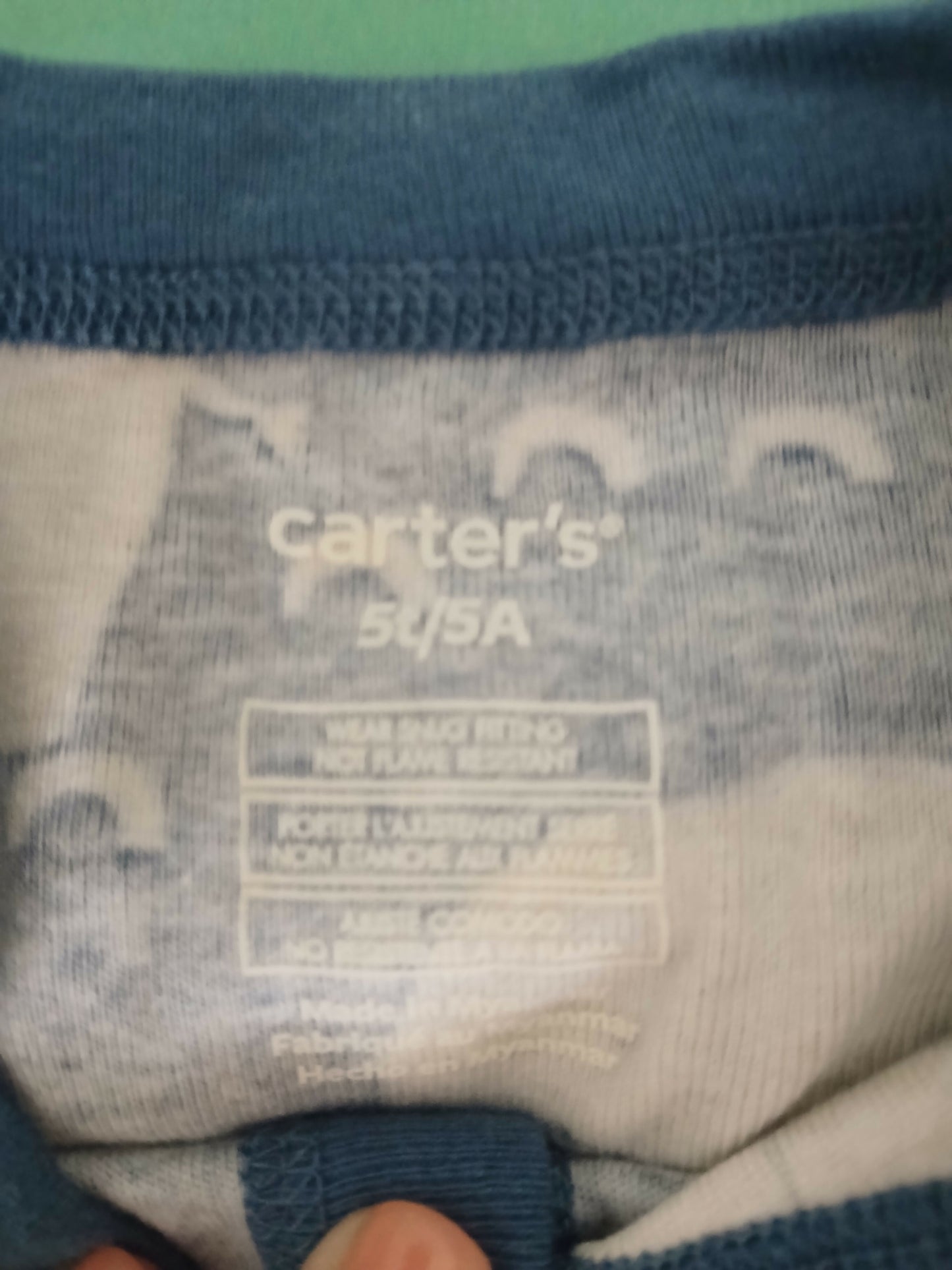 PIJAMA ENTERIZO CON BROCHE CARTER´S