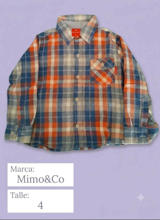 CAMISA MANGAS LARGAS MIMO T4
