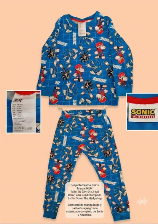 PIJAMA SONIC NUEVO H&M